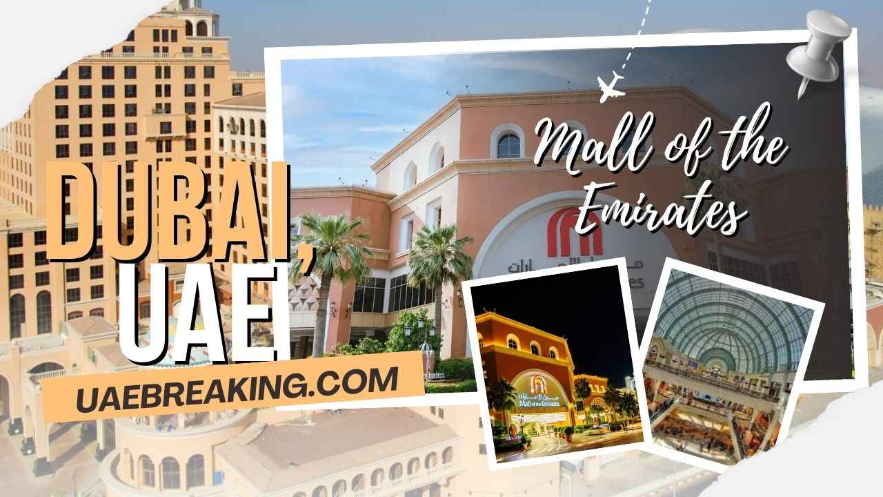 Mall of the Emirates written on an image
