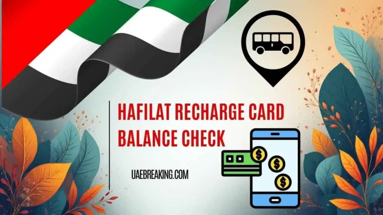 hafilat recharge card balance check Abu Dhabi