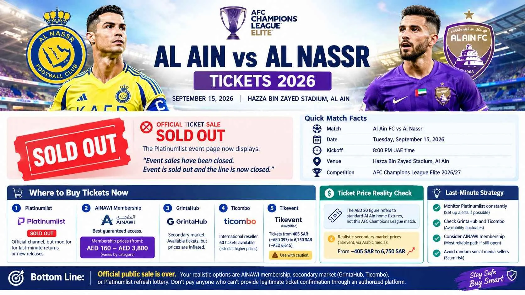 Al Ain vs Al Nassr Tickets 2026